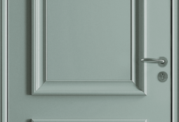 Porte d'entrée grise cosco