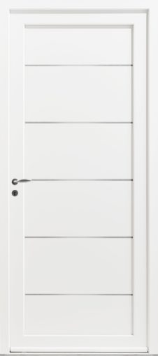 Porte d&rsquo;entrée PVC Milky 5