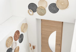 Porte d'entrée en chêne