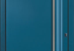 Porte d'entrée bleu