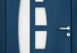 Porte d'entrée bleu