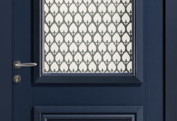 Porte d'entrée bleu