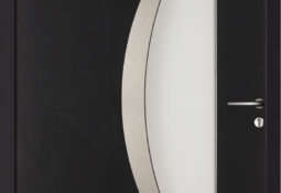 Porte d'entrée noir