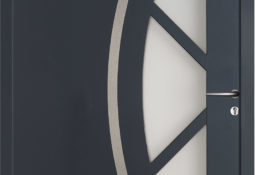 Porte d'entrée noir