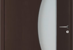 Porte d'entrée noir