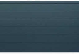 Portail coulissant gris