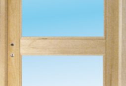 Porte d'intérieur en bois à vitrer