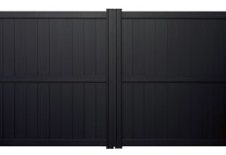 Portail battant noir