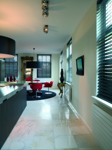 Vénitien bois motorisée