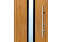 Porte d'entrée brune