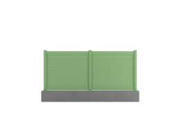 Clôture verte en alu