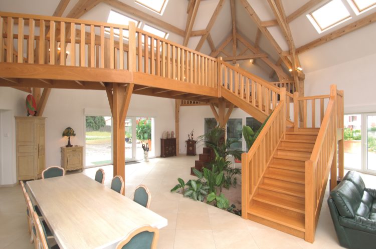 Escalier quart tournant à la Française